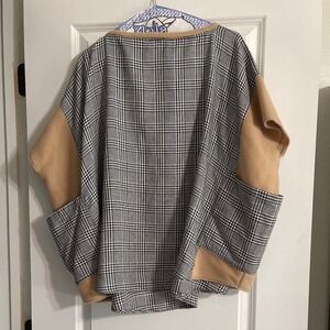 Houndstooth‎ custom made poncho